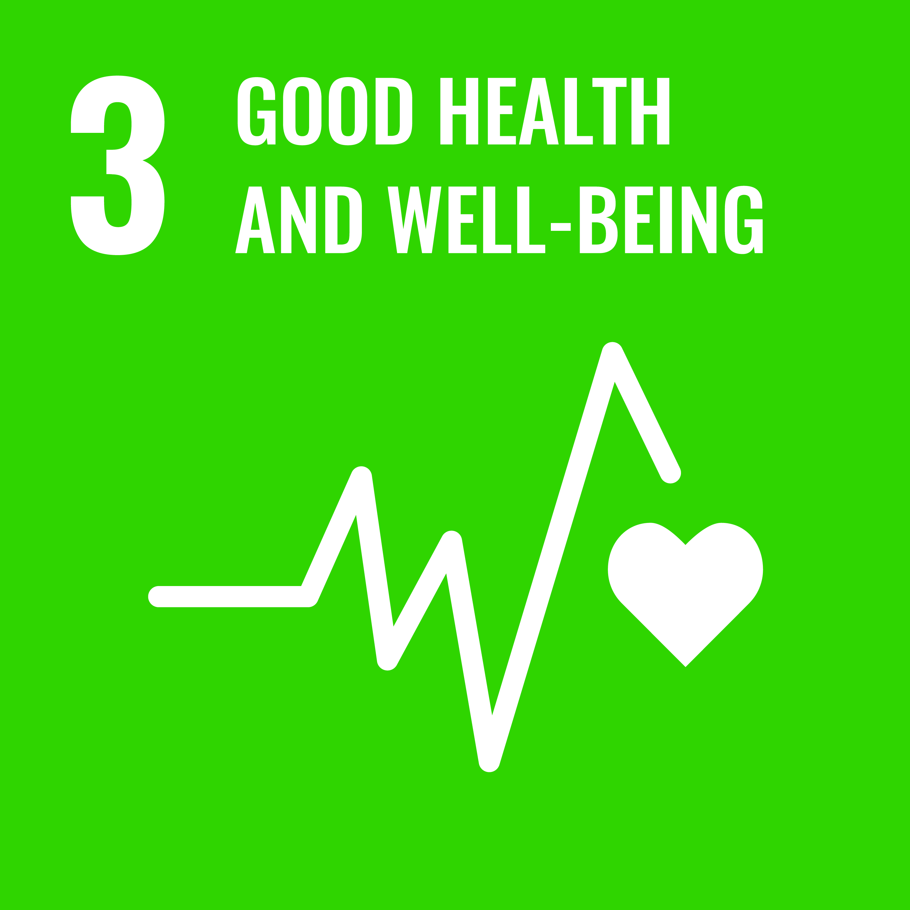 3 GOOD HEALTH AND WELL-BEING