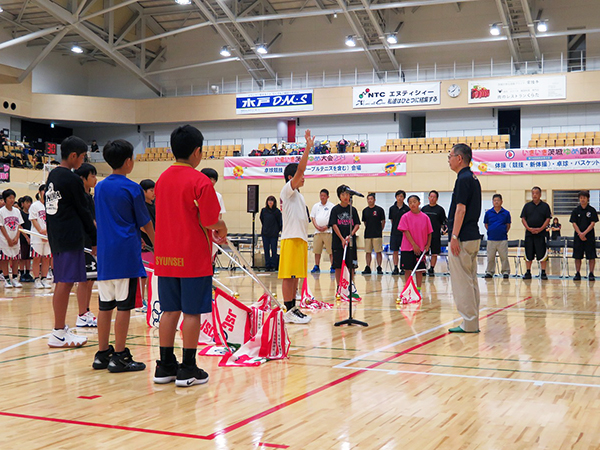 竹内亀次郎記念杯日立市少年少女スポーツ育成大会を開催